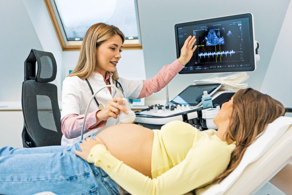 Pregnancy ultrasound scan during prenatal care